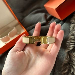 Authentic Hermes Clic H Bracelet